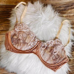 Fiore gold bra